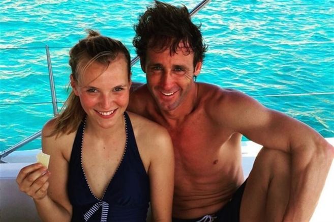 lvaro Muoz Escassi y su hija Anna, en una imagen del Instagram de...