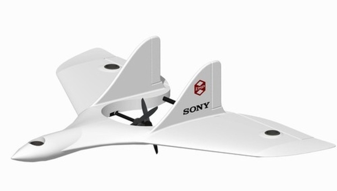 El primer drone de Sony que despega y aterriza verticalmente.