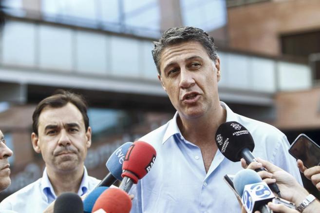 El lder del PP cataln, Xavier Garca Albiol, en declaraciones a...