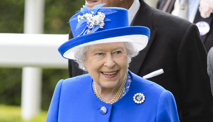 La reina Isabel II durante un acto oficial.