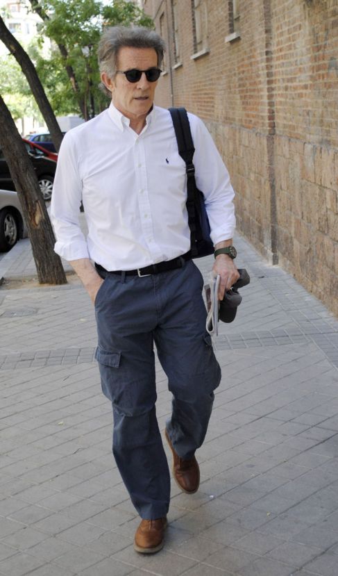 Alfonso Dez, de paseo por Madrid este mes de agosto.