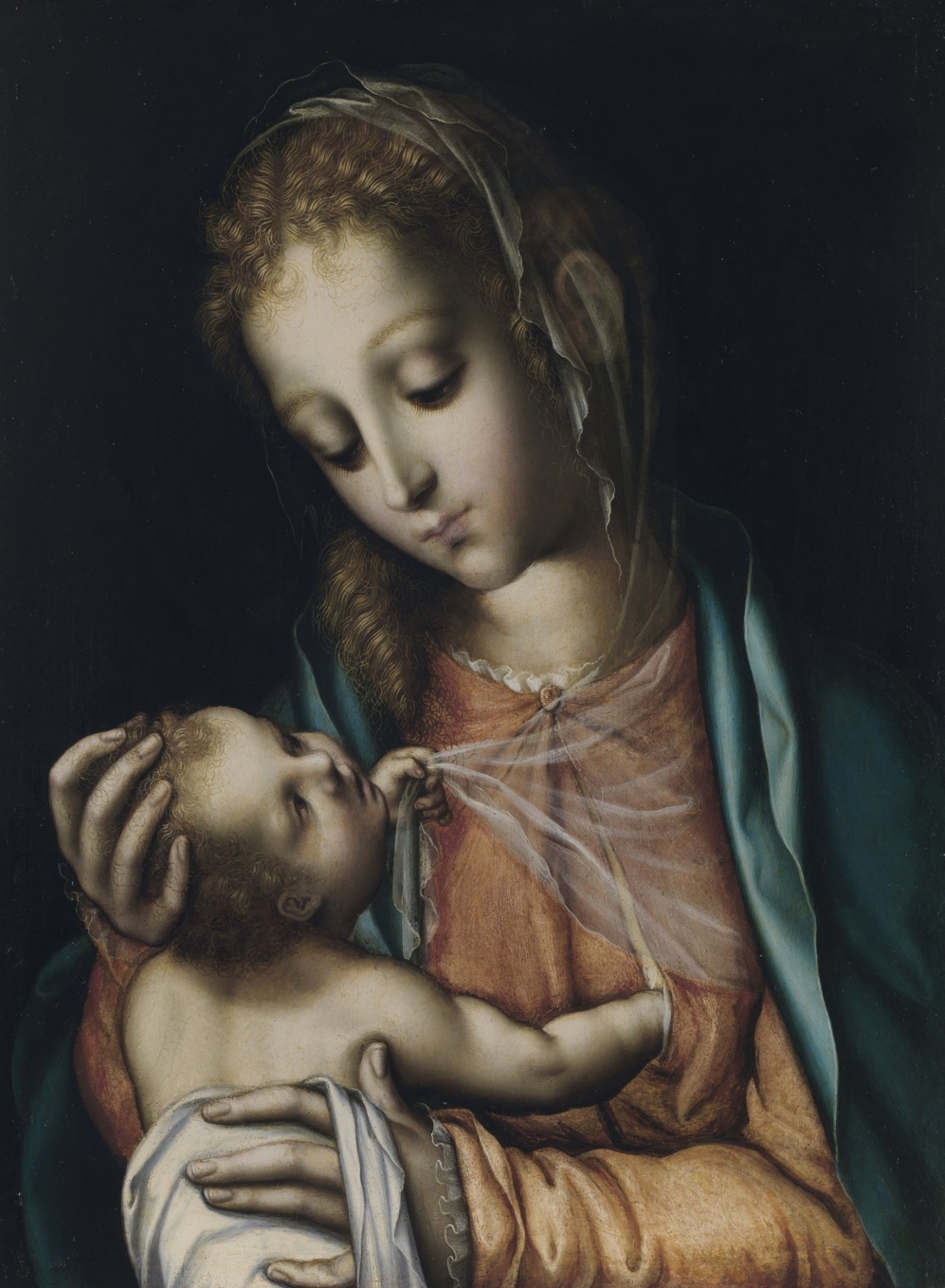 La Virgen de la Leche, por Luis de Morales, expuesta en El Prado
