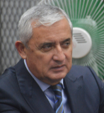 El ex presidente de Guatemala, Otto Prez Molina, durante la...