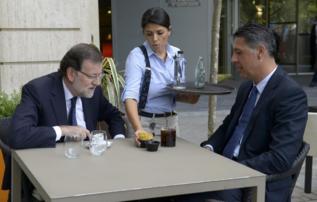 Rajoy, con Albiol en Madrid.