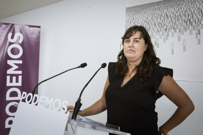 La secretaria de Accin Institucional de Podemos, Auxiliadora...