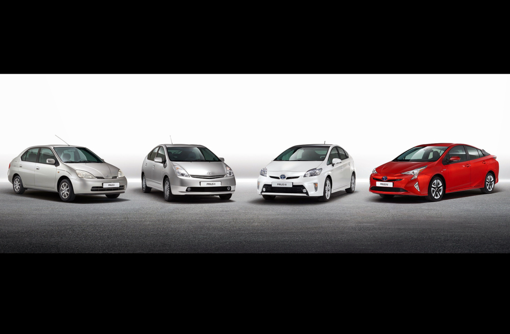 Las cuatro generaciones del Toyota Prius