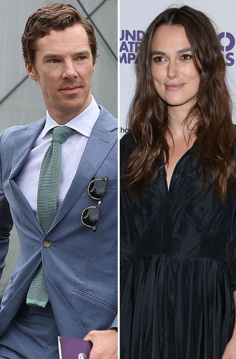Benedict Cumberbatch y Keira Knightley.