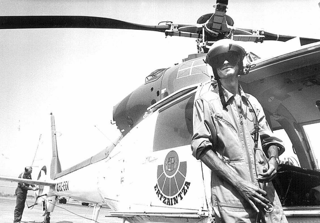Helicptero de rescate en 1997.