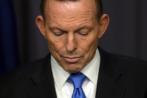 Tony Abbott, durante una rueda de prensa celebrada en Canberra...