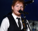 EL cantante Ed Sheeran, durante un concierto.