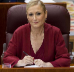 Cristina Cifuentes, presidenta de la Comunidad de Madrid, en la...