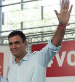 GRA260. GIRONA, 19/09/2015.- El candidato del PSC a la presidencia de...