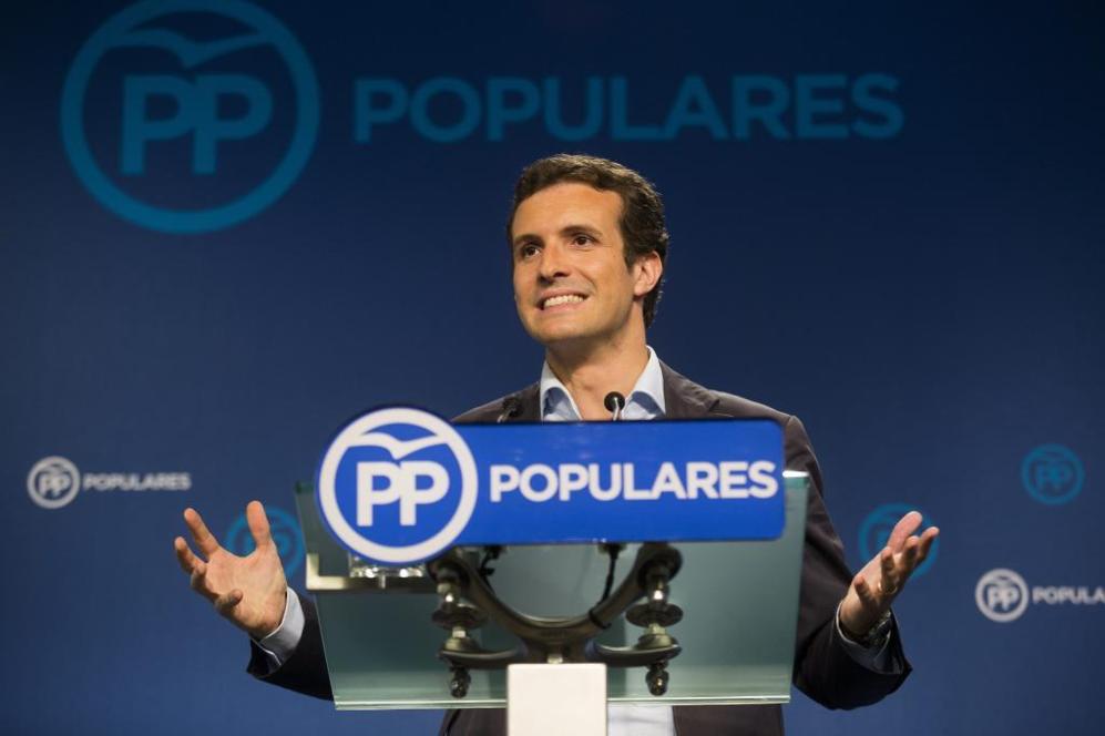 El vicesecretario de Comunicacin del Partido Popular, Pablo Casado,...