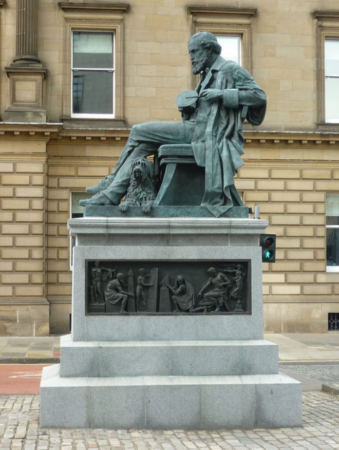 Estatua de Maxwell en Edimburgo
