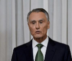 Anibal Cavaco Silva, presidente de Portugal, en su mensaje televisado.