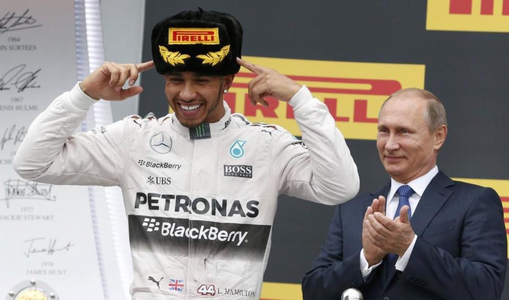 RUSIA. Con Putin de testigo, Hamilton volvi a ganar en Rusia. Dos...