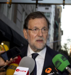 El presidente del Gobierno, Mariano Rajoy, a su llegada a Nueva York.