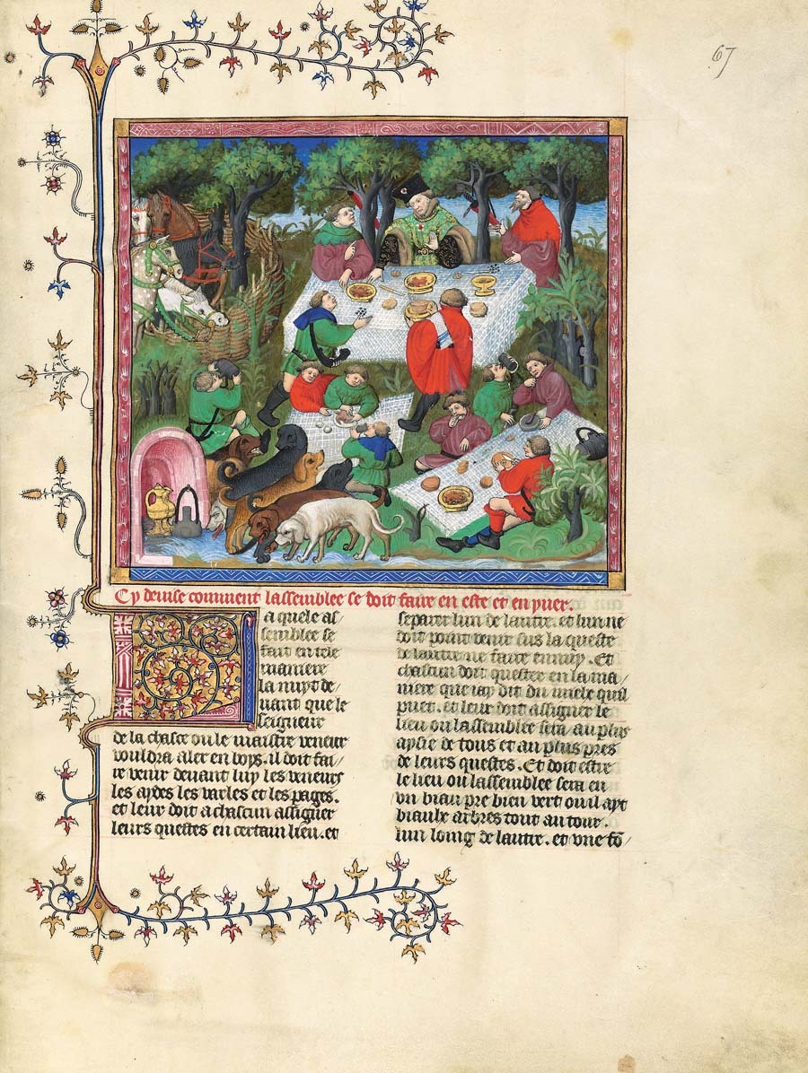Libro de la caza de Gaston Phbus (Pars, principios del siglo XV),...