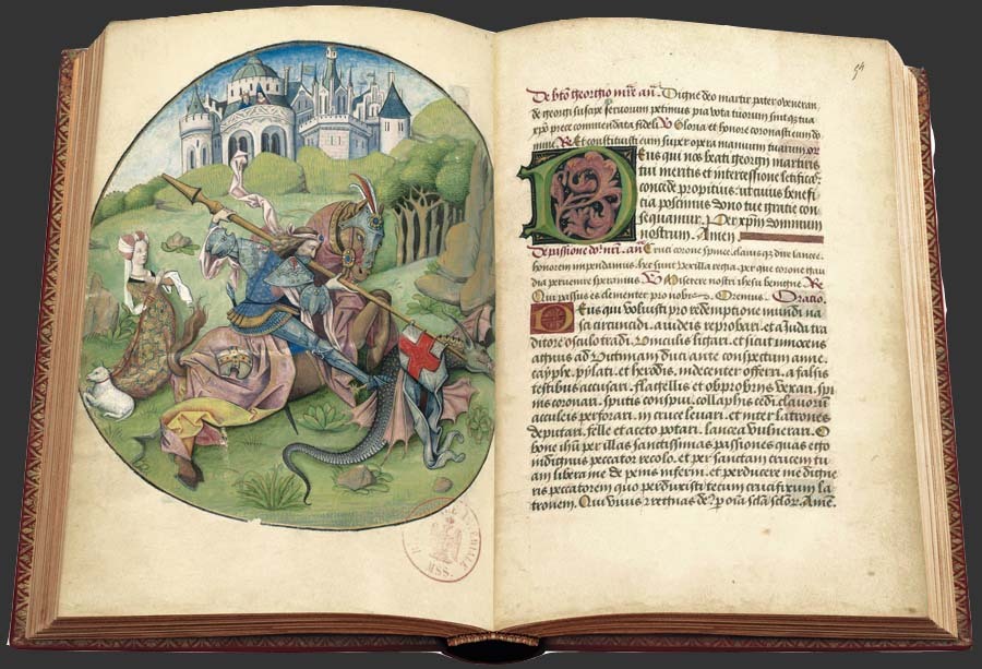 Libro de Horas de Carlos de Angulema (Francia, 1485), el original se...
