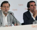 Mariano Rajoy y Jos Mara Aznar, en la clausura del campus Faes del...