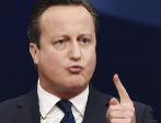 David Cameron, pronuncia un discurso durante el congreso anual del...