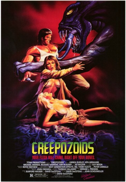 'Creepzoides' (1980). Cinco desarrapados corren y corren por un...