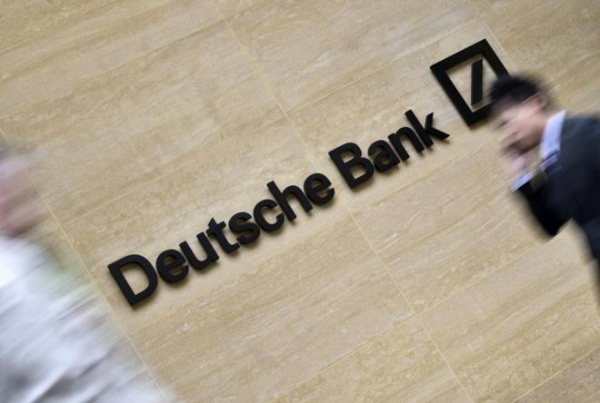 Fachada de la sede del Deutsche Bank en Londres.