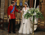 El prncipe Guillermo y Catalina Middleton, el da de su boda.