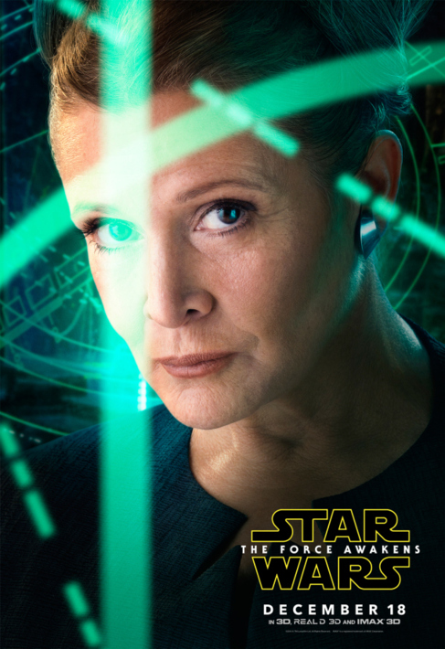 La princesa Leia Organa (Carrie Fisher) es la nica de los cinco...