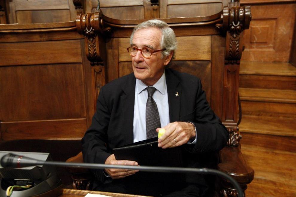 Xavier Trias en el Pleno del Ayuntamiento de Barcelona.