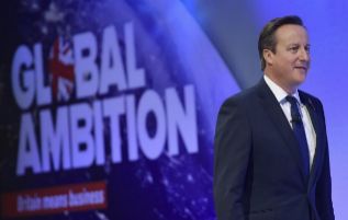 David Cameron, en una conferencia en Londres.