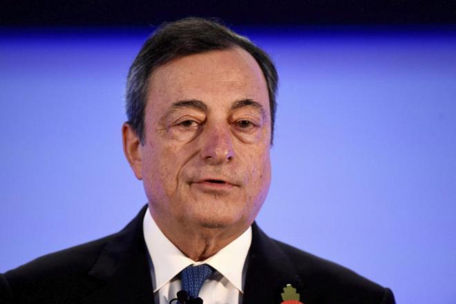 El Presidente del Banco Central Europeo, Mario Draghi.