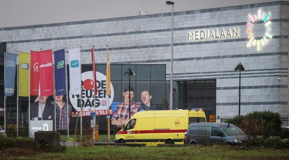 La sede de la televisin Belgian VTM fue evacuada tras la deteccin...