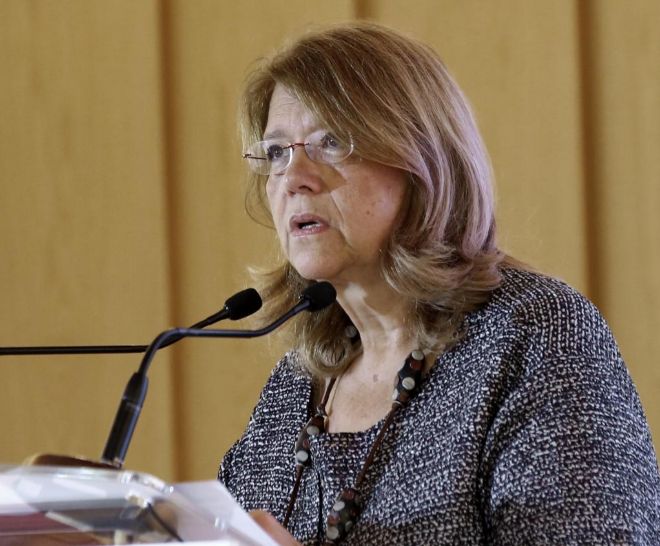 Elvira Rodríguez, presidenta de la CNMV, durante una intervención en...