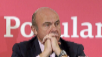Luis de Guindos, ministro de Economa y Competitividad, durante una...