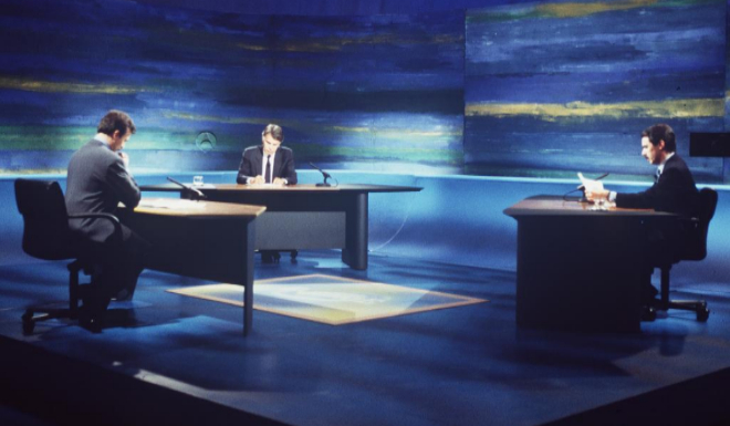 24 de mayo de 1993, primer debate entre Gonzlez y Aznar.