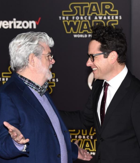 George Lucas, director de cuatro de las primeras pelculas de la saga...