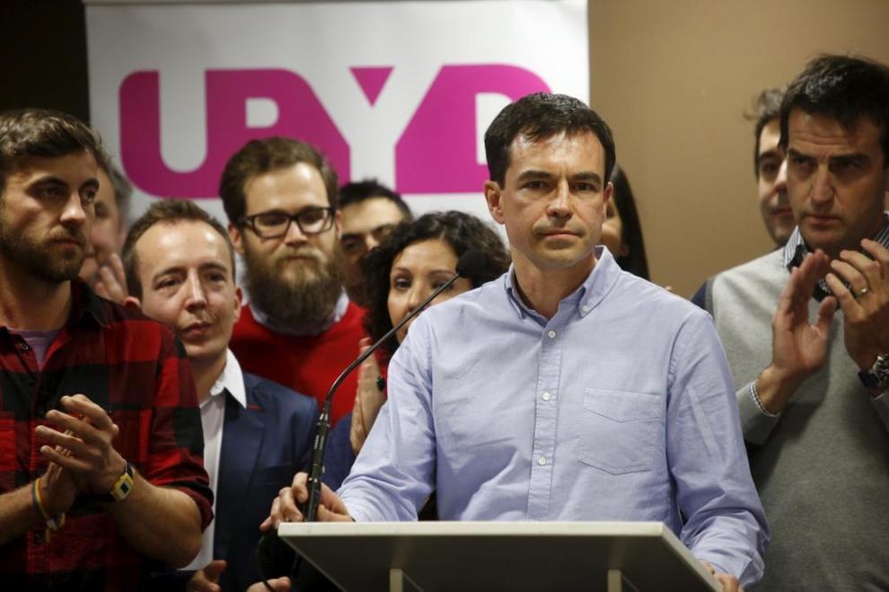 El líder de UPyD, Andrés Herzog, valora los resultados del 20-D.