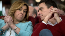 La presidenta de la Junta de Andaluca, Susana Daz, junto a Pedro...