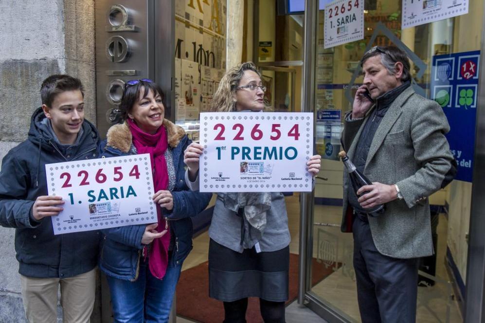 La administracin nmero 25 de Bilbao celebra haber vendido parte...