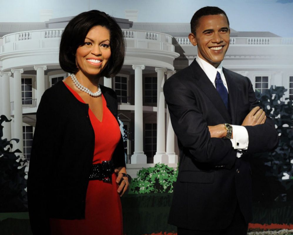 Michelle y Barack Obama tambin han conseguido sus estatuas de cera...
