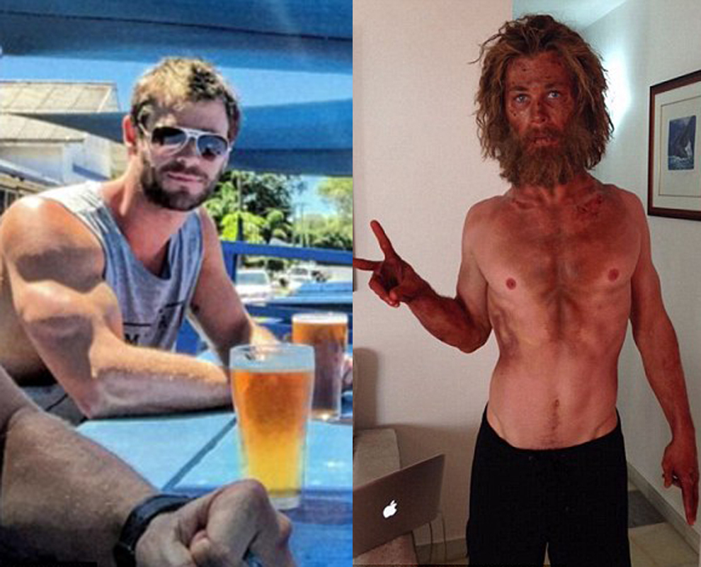 Chris Hemsworth vuelve a persumir de bceps. As le hemos podido ver...