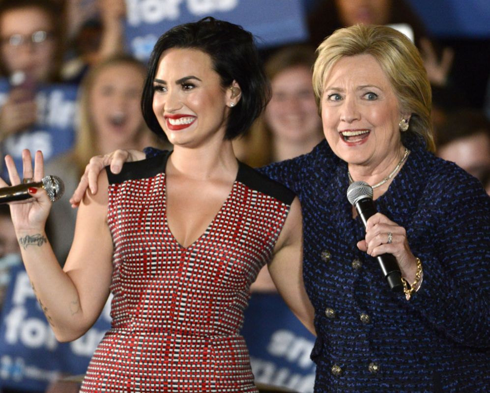 Demi Lovato ha mostrado su ideologa poltica apoyando a la...