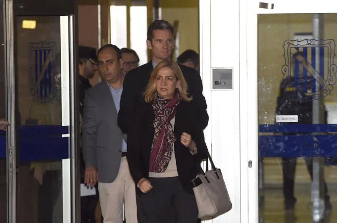 La Infanta Cristina e Iaki Urdangarin, a la salida del juicio por el...