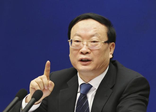 Wang Baoan, director de la Oficina Nacional de Estadsticas china,...