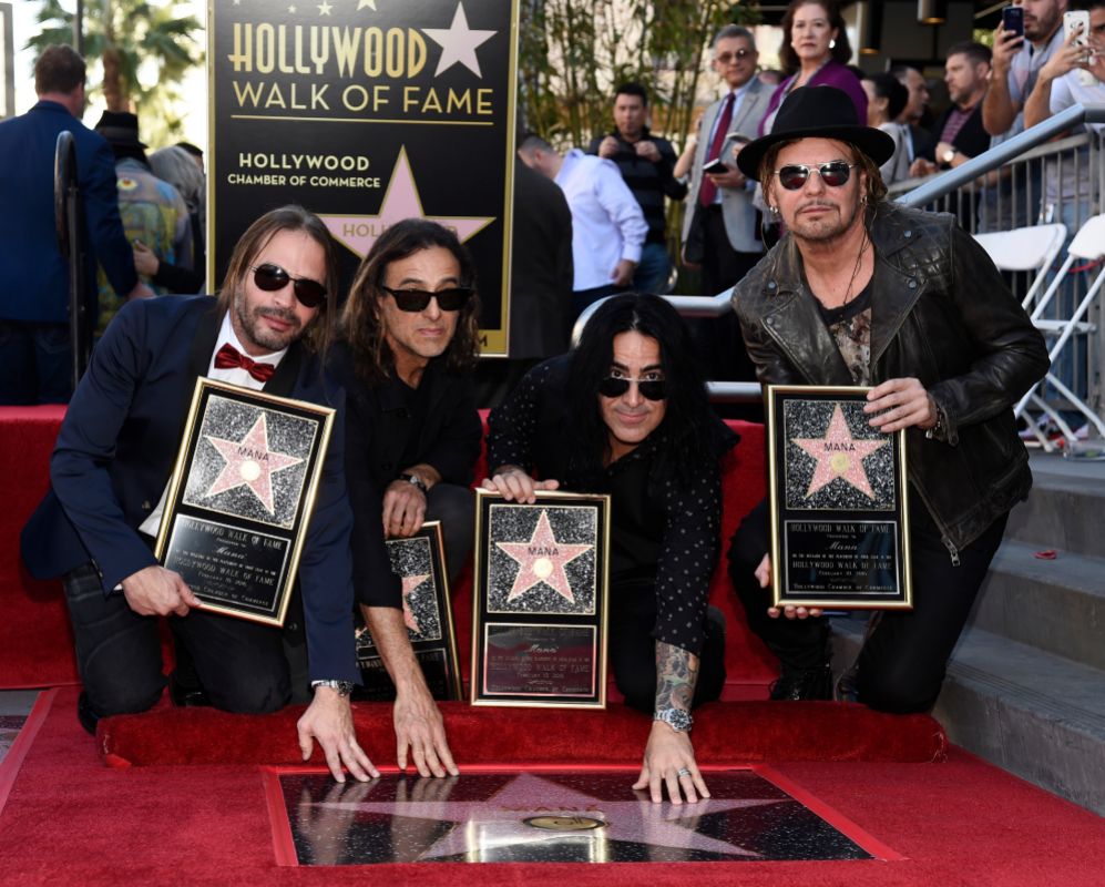 El grupo mexicano de rock, Man, ha recibido una estrella en el Paseo...