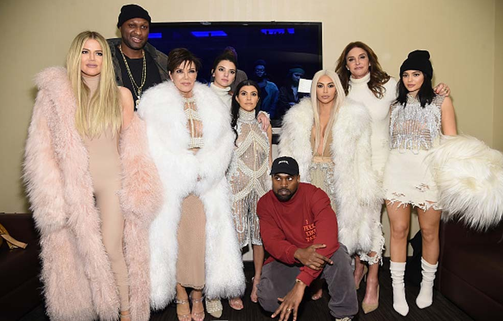 Lamar Odom junto a Kayne West y las Kardashian