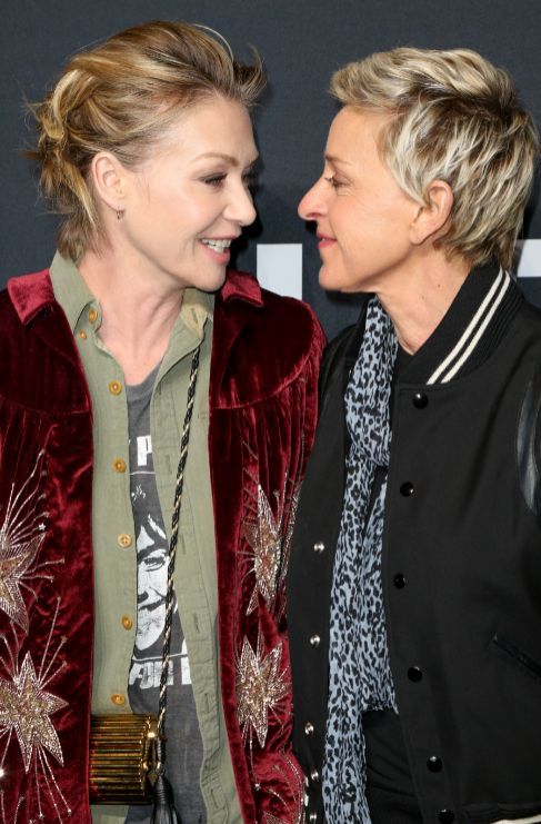 <strong>Ellen DeGeneres y Portia de Rossi</strong>. La salida del...