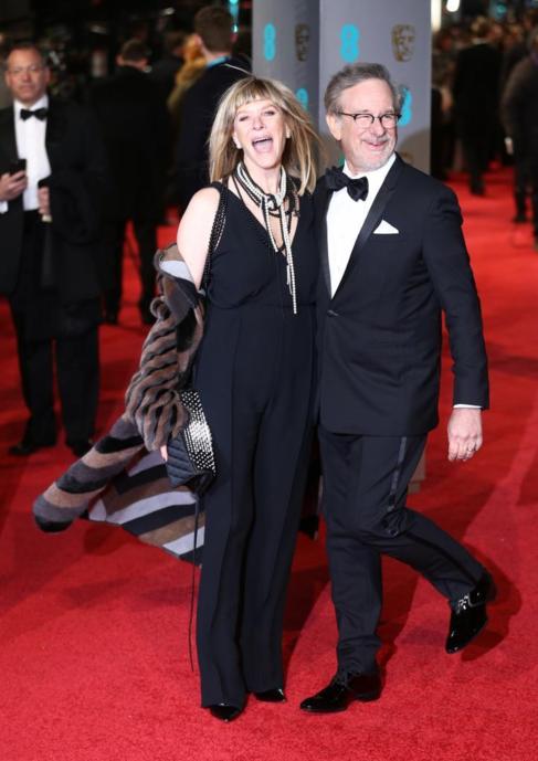Steven Spielberg junto a su mujer Kate Capshaw, a su llegada a la...