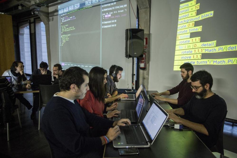 'Live Code Lab', donde los instrumentos son los ordenadores en los que...